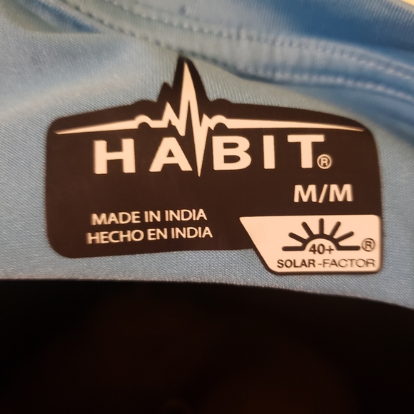Habit 40+ Solar Factor Swim/ Sun Shirt Size Medium. FF99 - Picture 2 of 5